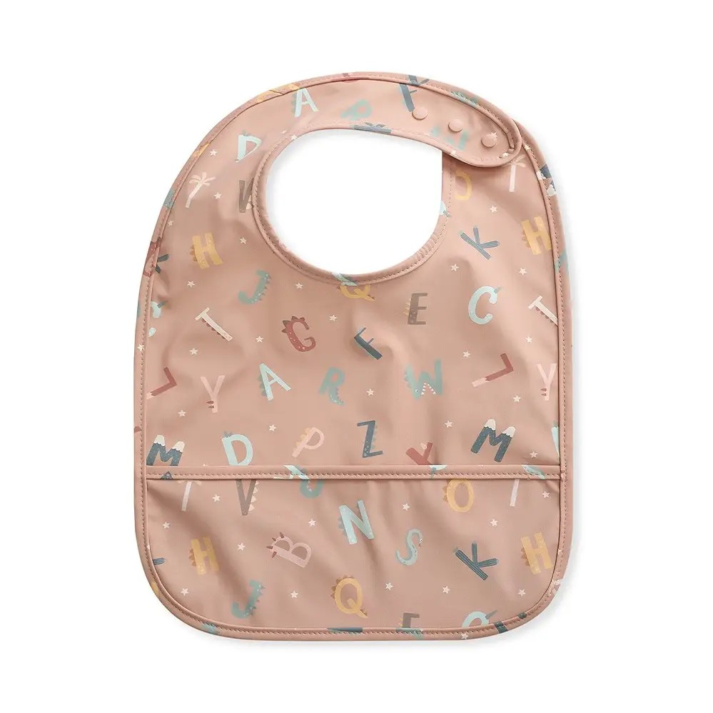 Bavoir Imperméable Funny Letters