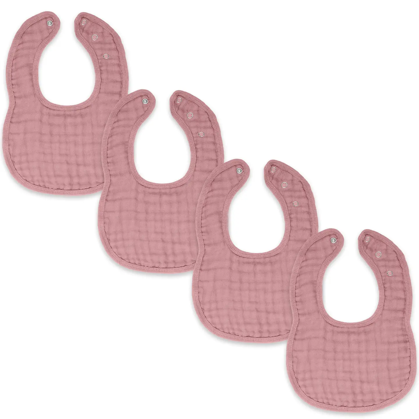 Bavoirs pour bébé en mousseline de coton