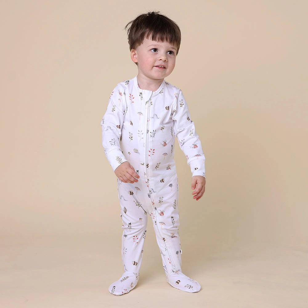 Pyjama à fermeture éclair "Garden Friends"