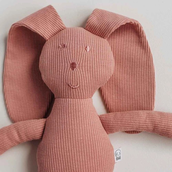 Lapin douillet bio - Rose