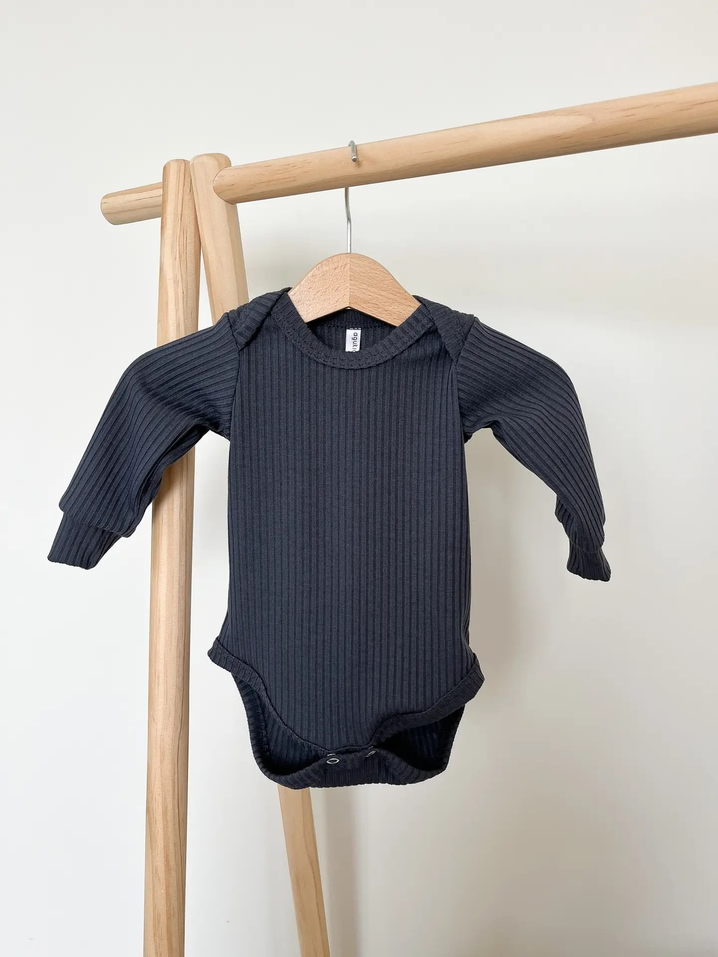 Body côtelé "Graphite"
