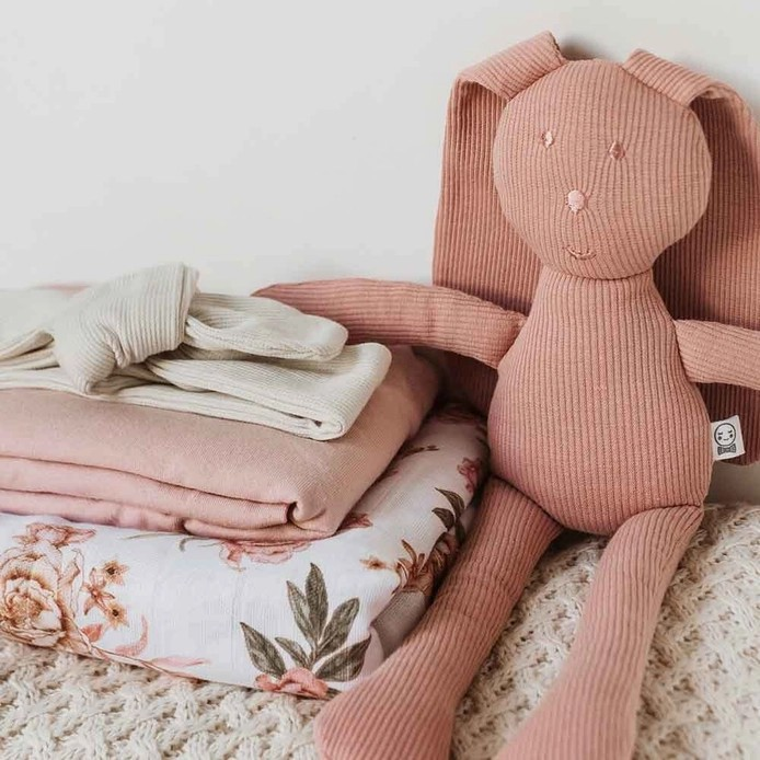 Lapin douillet bio - Rose