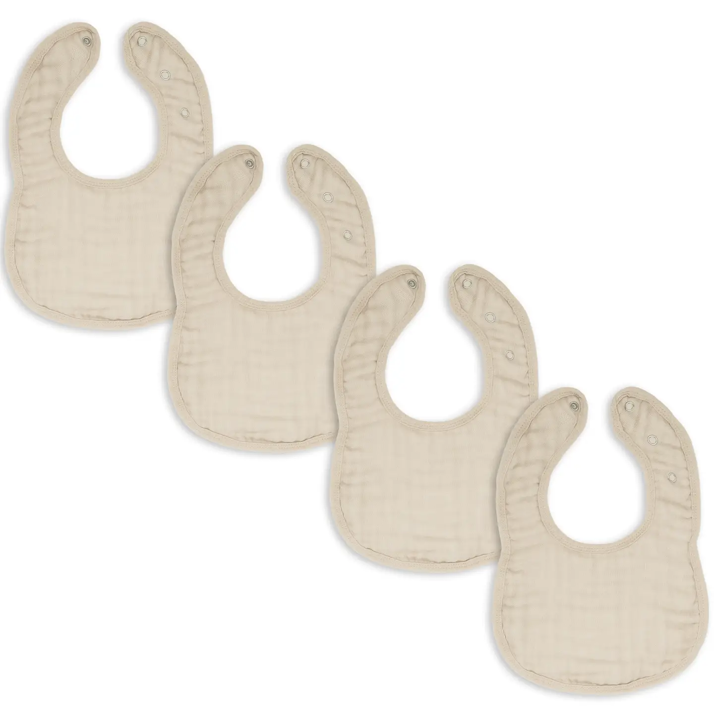 Bavoirs pour bébé en mousseline de coton