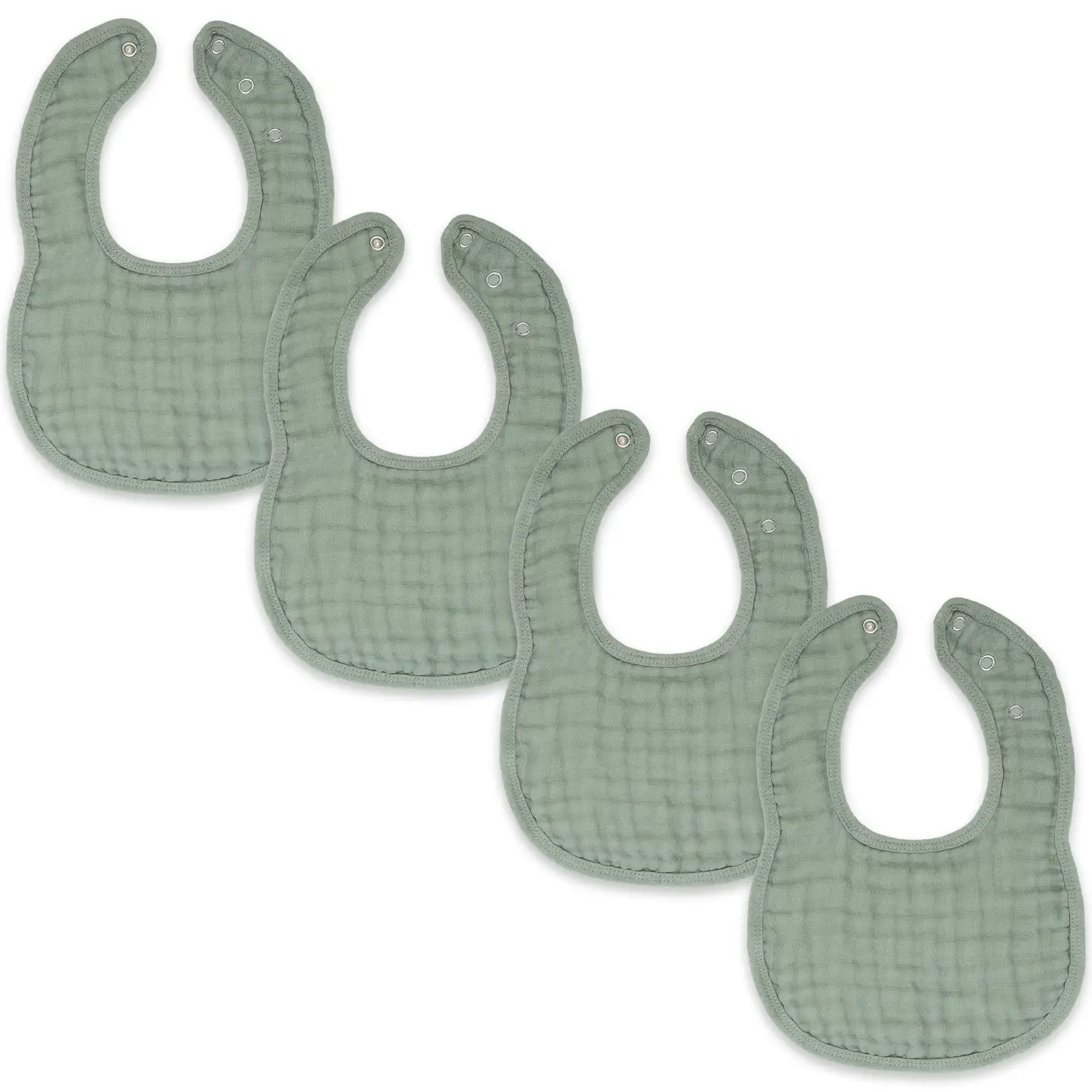 Bavoirs pour bébé en mousseline de coton