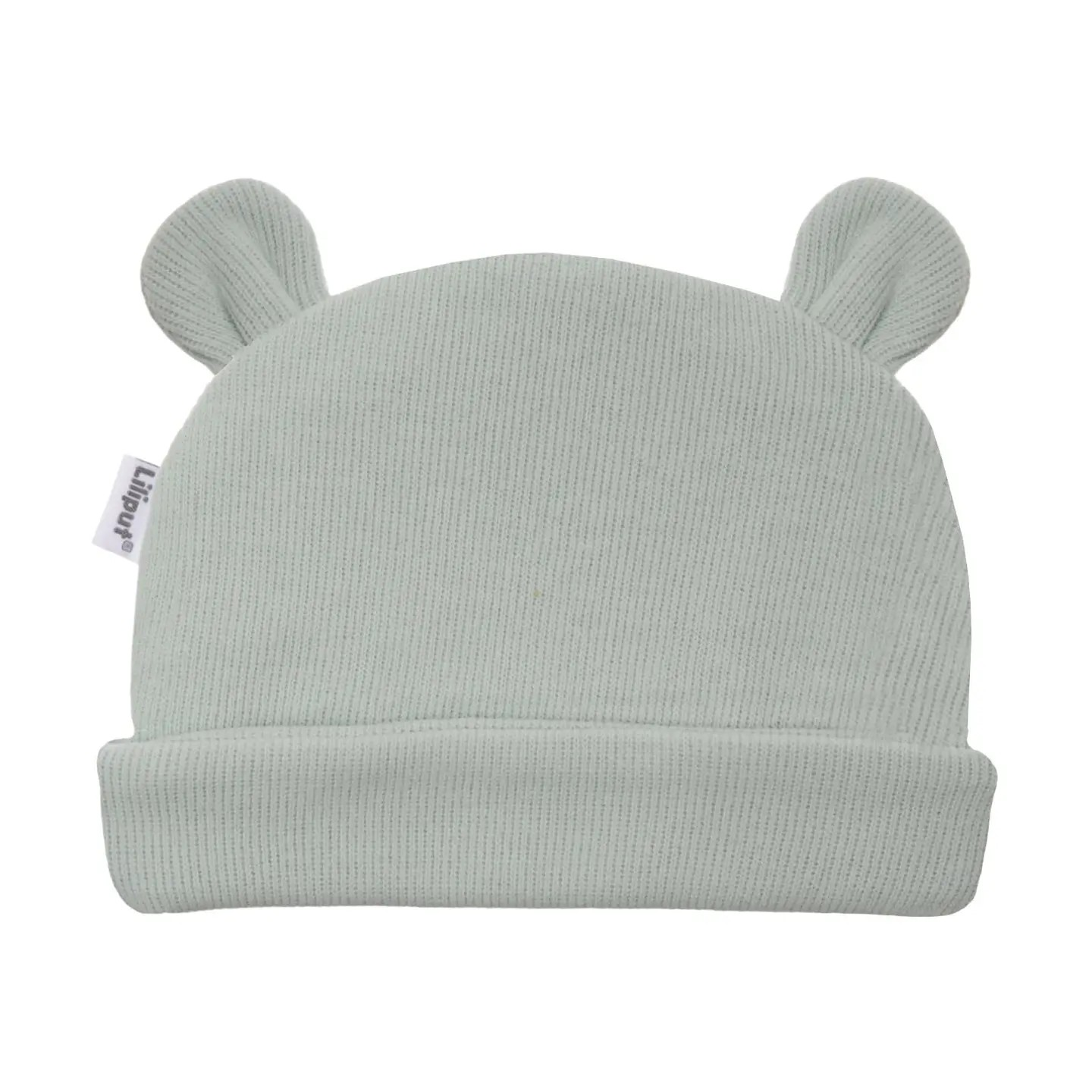 Bonnet en maille côtelée