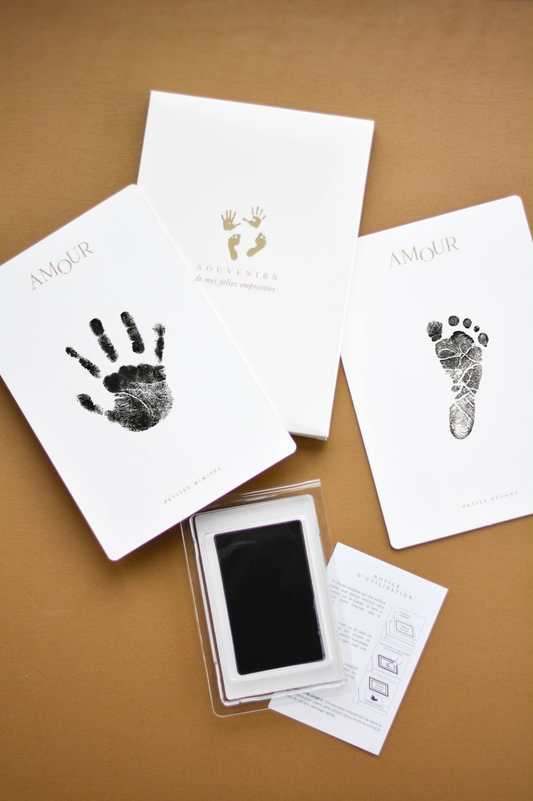 Kit de cartes empreintes pour bébé