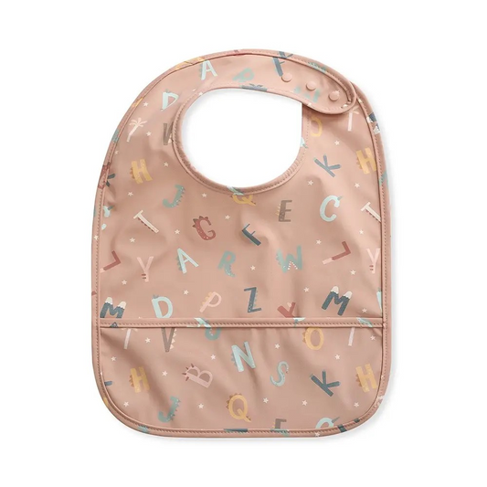 Bavoir Imperméable Funny Letters