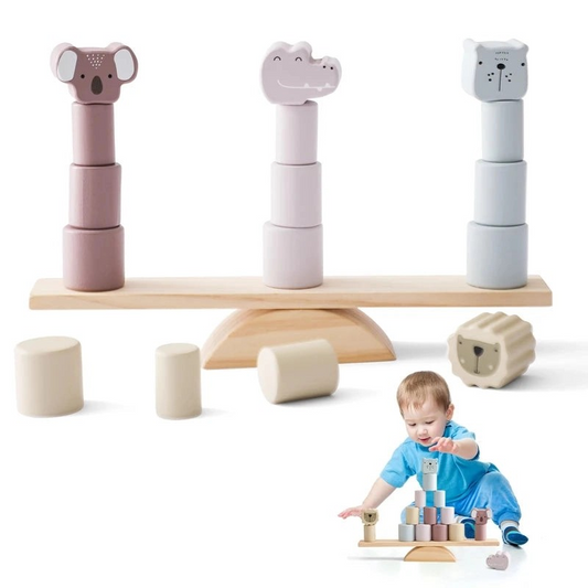 Jeu d'équilibre Montessori "Formes"