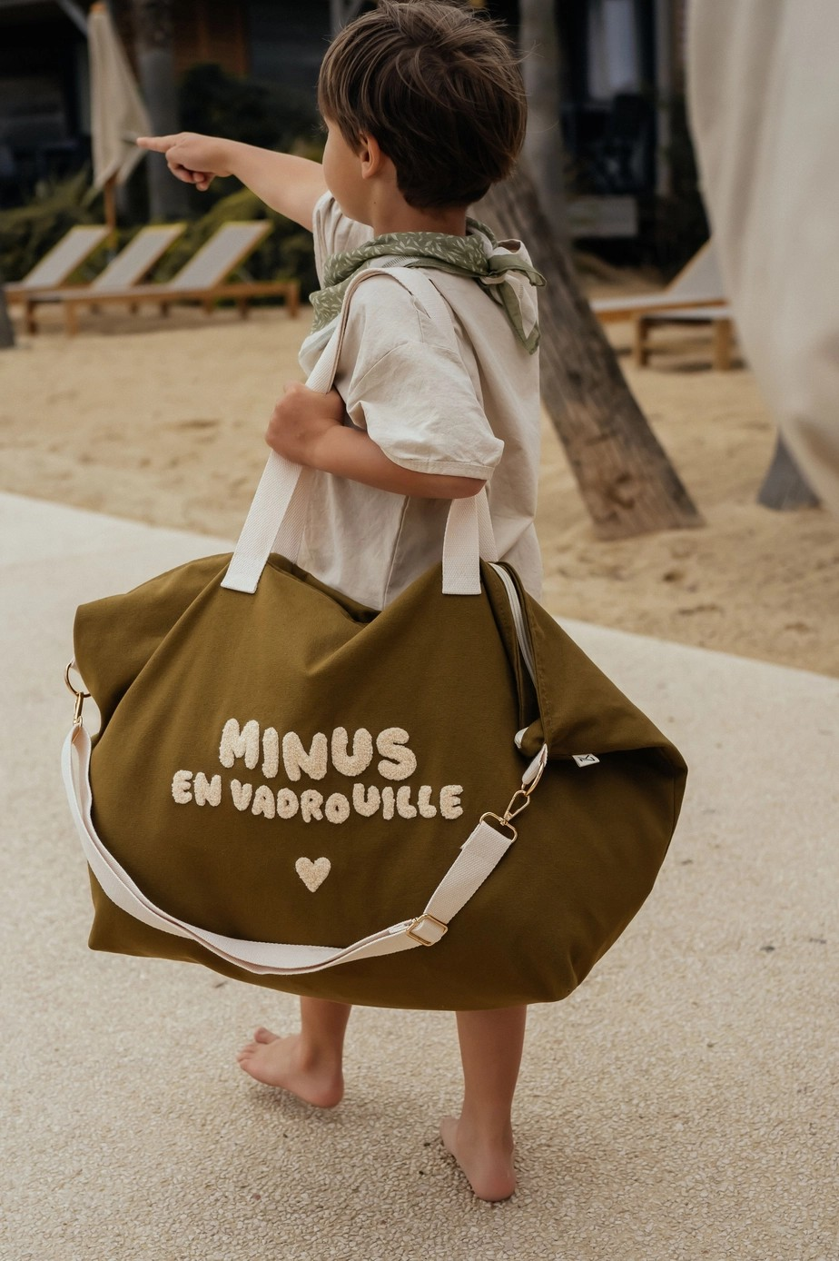 Sac cabas XL " Minus en vadrouille"