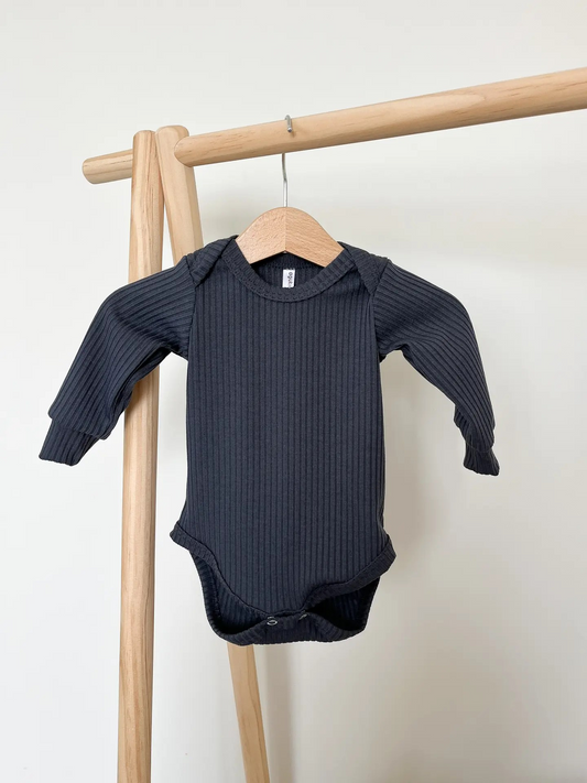 Body côtelé "Graphite"