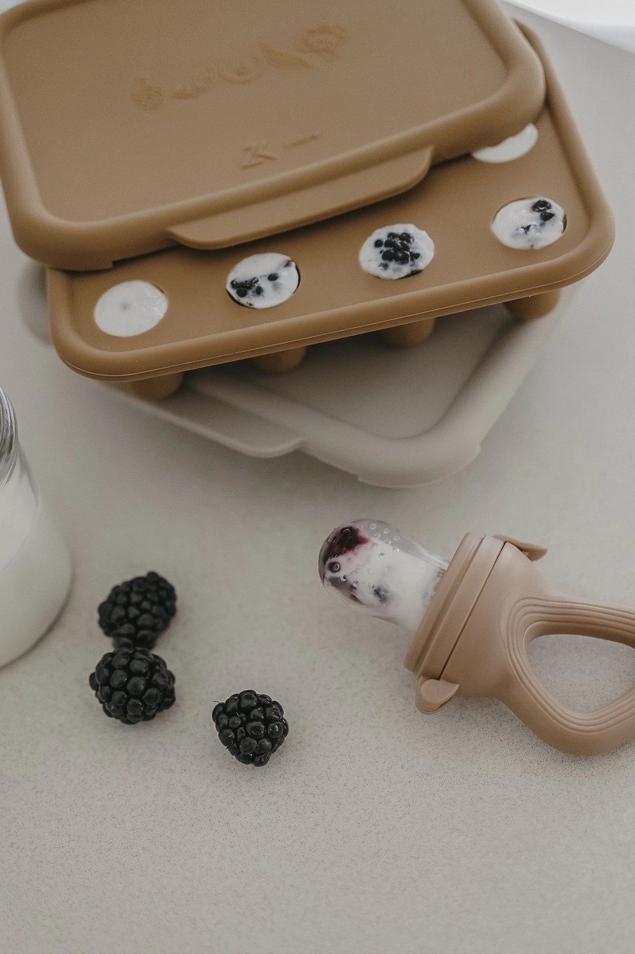 Bac à glaçons bébé - adapté aux tétines grignoteuses
