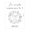 Carte à gratter “papa”