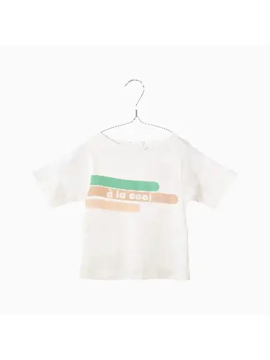T-shirt garçon "À la cool" – 100 % coton bio