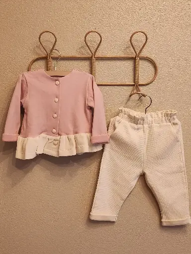 Cardigan à volants